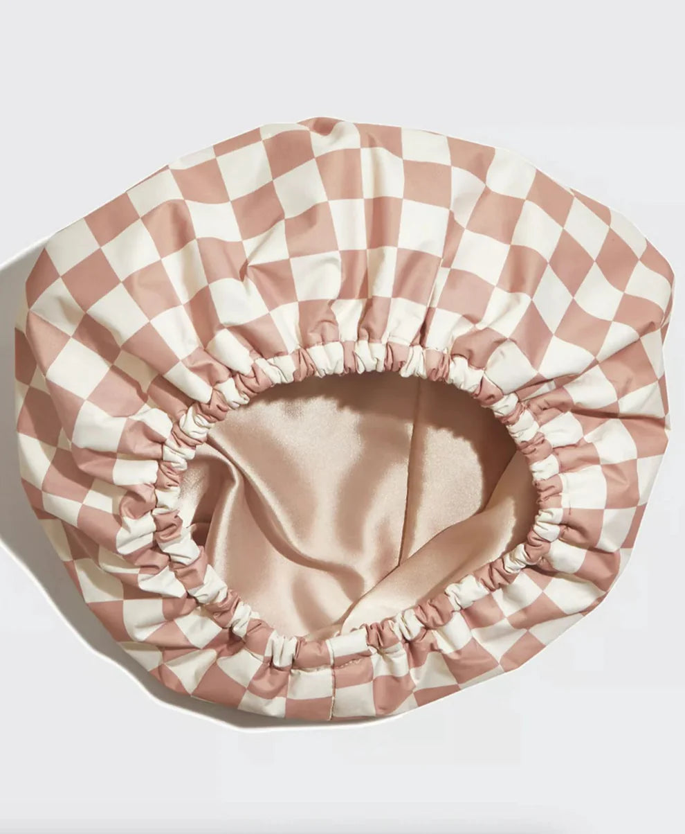 Satin-Lined Shower Cap