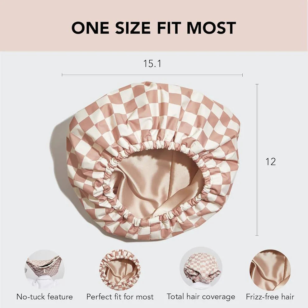 Satin-Lined Shower Cap